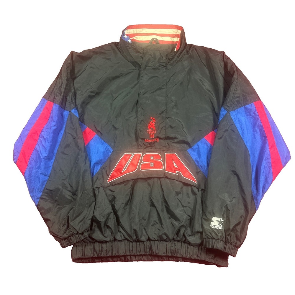 Vintage USA Atlanta 1996 Olympic Starter Mens Large By Starter 90s